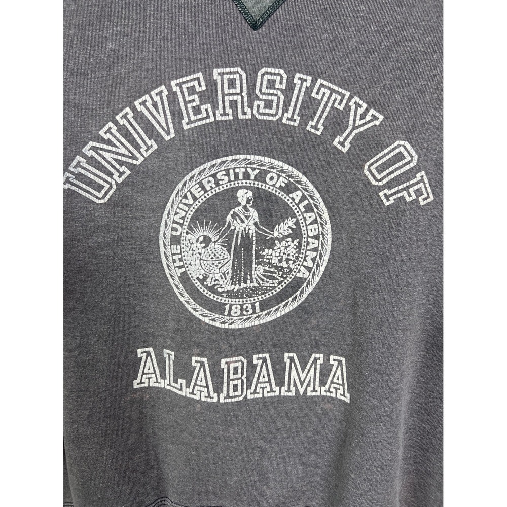 Russell Athletic Sweatshirt Large Gray University of Alabama Vintage 90s Crew G8 - Picture 3 of 14